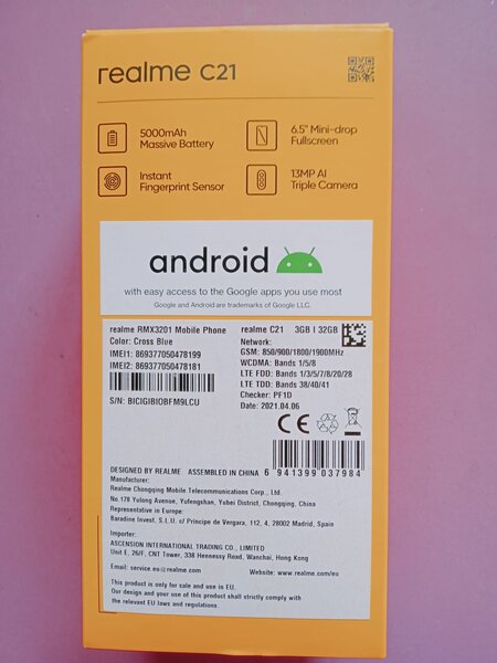 Vand telefon smart Realme